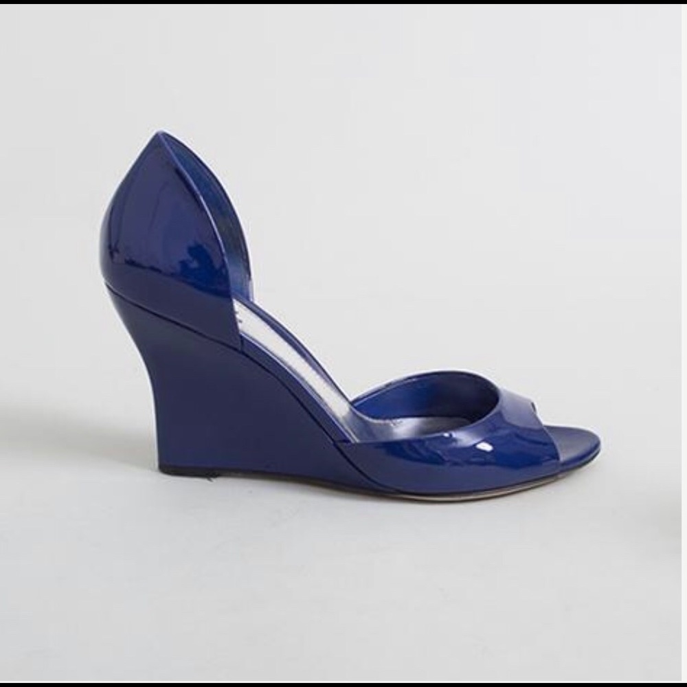 GUCCI SOFIA Patent Leather Wedges